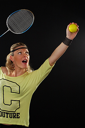 Photo joueuse tennis